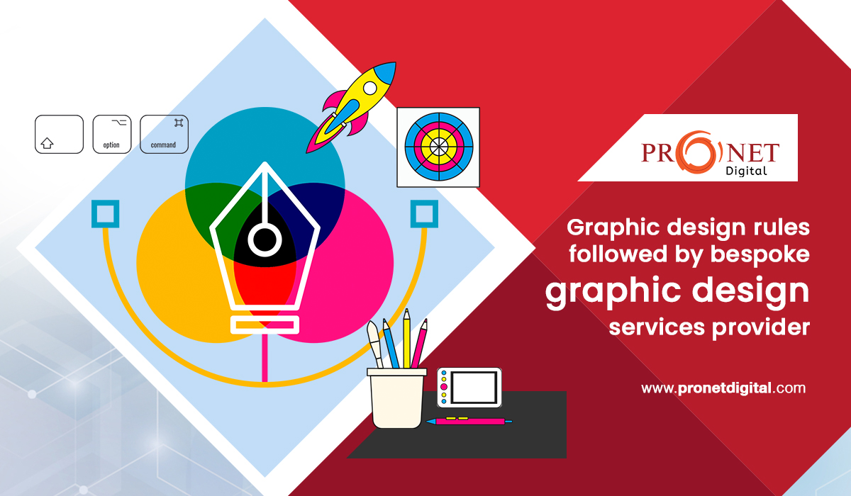 Graphic design rules followed by bespoke graphic design services provider